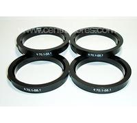 Centradores 4 LLANTA 70.1-58.1 Aros para Llantas DE Aluminio AEZ ATS DEZENT DOTZ Enzo MIM R3