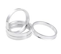 Centradores De Llantas 4 Uds. Anillos centrales de cubo de rueda de aleación de aluminio 67,1mm OD a 54,1 56,1 56,6 57,1 58,1 60,1 63,4 64,1 65,1 66,1 66,6mm ID Anillos Centradores Llantas(67.1-57.1mm