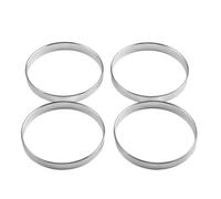 Centradores De Llantas 4 Uds anillos céntricos de cubo de rueda de coche anillos céntricos de cubo de aluminio de diámetro central 72,6mm cubo de coche a 74,1mm Anillos Centradores Llantas