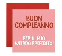 Central 23 Biglietto Auguri DiĆte Mio Pazzo Preferito Humor Marito Moglie Fidanzato Fidanzata Partner Original Idea Regalo Simpatica Per Lui Lei Con Adesivi Di