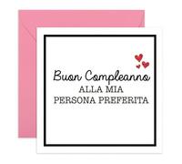 Central 23 Biglietto Auguri Persona Preferita Marito Moglie Fidanzato Fidanzata Coppia Amore Messaggio Dolce Regalo Per Lui Lei Con Adesivi Di