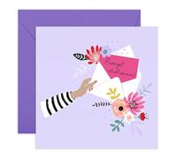 Central 23 Cartas Bon Rétablissement - Prompt Rétablissement - Cartas d'Encouragement pour Femmes & Hommes - Motif Floral pour Amie - Soutien pour Lui & Elle - Inclus Autocollants