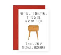 Central 23 Carte Anniversaire De Mariage Douce Pour Mari Et Femme - Carte Amour Pour Petit Ami, Petite Amie - Carte De Saint Valentin Pour Partenaire - Livrée Avec Des Autocollants - Par