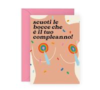 Central 23 Divertente biglietto di compleanno per donna - È IL TUO COMPLEANNO - divertente biglietto di auguri per lei - regalo per sorella - biglietto di compleanno migliore amica - con adesivi