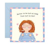 CENTRAL 23 Divertida tarjeta de cumpleaños de vino con lecciones - Amigos, familiares, compañeros de trabajo, hermana, mamá, tía, colegas, compañera de trabajo, vecino, primo, mejor amiga, mejor amiga