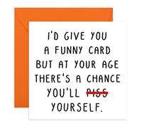 Central 23 - Divertida tarjeta de cumpleaños - Tarjeta de cumpleaños grosera para mamá hermana - Humor ingenioso - 50, 60, 70 - Tarjeta de broma ofensiva