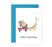 Central 23 Enten-Grußkarte für Sie und Ihn - Entlich Geburtstag - lustige Geburtstagskarte für Männer - Humorvolle Geburtstagsgeschenk für Frauen - mit Aufklebern - von