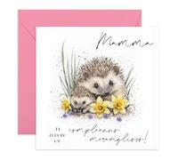 Central 23 Erizo Tarjeta Cumpleaños Mamá Madre Lindo Familia Dulce Suegra Viene Con Pegatinas Regalo Cumpleaños Lindo Regalo