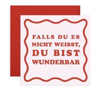Central 23 Inspirierende Positive Grußkarte You Are Amazing Motivation Eltern Geschwister Dankeschön Aufkleber Von