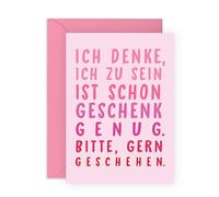 Central 23 Lustige Muttertagskarte Zum Geburtstag Für Mama Geschenk Frau Tochter Lady Aufkleber Von