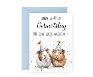 Central 23 Süße Geburtstagskarte Vecino Next Door Freunde Kollegen Warm Greetings Aufkleber Von