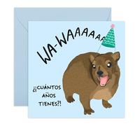 Central 23 Tarjeta Cumpleaños Graciosa Edad Divertida Amigos Tío Animal Viene Con Pegatinas Regalo Cumpleaños Lindo Regalo