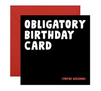 Central 23 - Tarjeta de cumpleaños divertida para él - Tarjeta de cumpleaños obligatoria - Tarjeta de felicitación sarcástica para mejores amigos - LOL - viene con divertidas pegatinas
