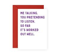 Central 23 Tarjeta De Cumpleaños Para Marido De Esposa, Divertida Tarjeta De Aniversario, Sarcasmo, Humor, Tarjeta De Cumpleaños Para Novio, Regalos Divertidos Para Hombres, Viene Con Pegatinas