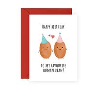 Central 23 Tarjeta de cumpleaños para novio - Humor de juego de palabras - Divertida tarjeta de cumpleaños para novia mejor amiga hermana - Viene con pegatinas