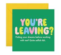 CENTRAL 23 Tarjeta de despedida de compañero de trabajo, divertida tarjeta de jubilación para mujeres y hombres, regalos de buena suerte para ella y él, tarjetas de felicitación de promoción de