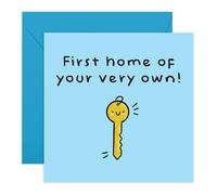 CENTRAL 23 Tarjeta de felicitación para el primer hogar, linda tarjeta de inauguración de la casa, felicitaciones por la nueva casa para pareja, amigos, hijo, hija, mudarse en celebración, viene con