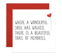 Central 23 Tarjeta Sorry For Your Loss - Beautiful Trail Of Memories - Tarjeta de condolencias para seres queridos - Tarjetas de condolencias pensando en ti - Sorry, Mourning, Duelo - Viene con