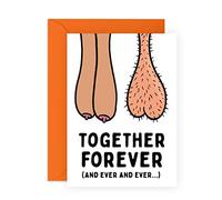 Central 23 Tarjetas de aniversario de boda para esposa, divertida tarjeta aniversario para pareja, bronce plateado dorado, tarjeta aniversario boda para marido, san valentin, viene con pegatinas