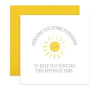 Central 23 Tarjetas de felicitación de condolencias - Sending You Some Sunshine - Tarjeta de condolencias - Tarjeta de duelo - Pensando en ti, luto, dolor, regalo conmemorativo - Viene con calcomanías