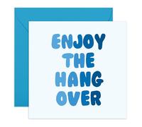 CENTRAL 23 Tarjetas divertidas para papá con texto en inglés "Enjoy The Hangover", para amigos, hermano, hermana, hombres y mujeres, tarjeta de cumpleaños para todas las ocasiones, viene con