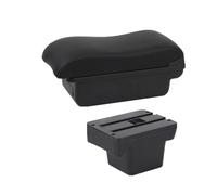 Central Ajustable Reposabrazos Para VW Caddy 5 2024: Caja De Almacenamiento Central Con Reposabrazos Y Puerto USB, Accesorio Interior Para Coche Apoyabrazos Caja(A black line No USB)