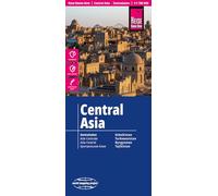 Central Asia Map: Uzbekistan - Turkmenistan - Kyrgyzstan - Tajikistan