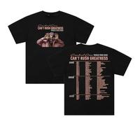 Central CEE Can't Rush Greatness World Tour - Camiseta de manga corta de algodón para mujer y hombre, Negro, XS