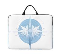 Central Composition - Funda estampada para portátil de 16.5 x 12.2 pulgadas, doble uso comercial e informal, adecuada para algunos portátiles