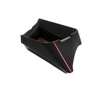 Central De Coche LHD Para Reposabrazos Asiento, Consola, Bandeja Organizadora Interior Para BMW X1 F48 X2 F39 2016-21 Caja de apoyabrazos automático(BlackLeather RedEdge)