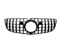 Central Delantero Rejilla Para Benz Para Clase GLS Para X166 Para Estilo GT Para GLS400 Para GLS500 Para GLS450 2016-2019 Parrilla Parachoques Delantera Rejilla Ventilación Cubierta Antiniebla Coche