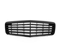 Central Delantero Rejilla Para Benz Para W211 Para E350 500 07-09 Para AMG Accesorios Coche Parrilla Delantera Negra Brillante Parrilla Central Capó Parachoques