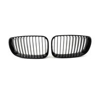 Central Delantero Rejilla Para Serie 1 Para E81 Para E82 Para E87 Para E88 Accesorios Para Parrilla Automóvil Parrilla Deportiva Negra Doble Lama Simple(Kidney Grille 2)