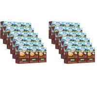Central Lechera Asturiana - Batido de Chocolate, Caja de 6 Packs de 3 Briks de 200 mililitros, 18 Packs de 200ml, 3,6 Litros, Sin Aditivos Artificiales (Paquete de 2)