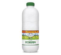 Central Lechera Asturiana Leche Desnatada, Botella 2.2L (Paquete de 6)