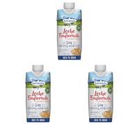 Central Lechera Asturiana Leche Evaporada parcialmente desnatada 7% MG, Brik 345g (Paquete de 3)