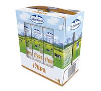 Central Lechera Asturiana Leche Semidesnatada Fibra, Pack 6 x 1L