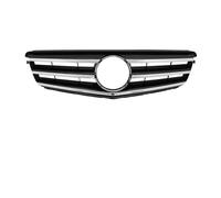 Central Para Benz Clase C W204 2007-2014 C180 C200 C250 C300 Para AMG GT Incluye Kit Tuning Diamond Parrilla Capó Delantera Parrilla Delantera(Sport-Chrome Black)
