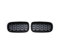 Central Para BMW F15 F16 Para X5 Para X6 2014-2018 Modificación La Rejilla Central Del Coche Gypsophila Diamond Meteor Parrilla Delantera(Full black)
