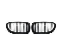 Central Para BMW Serie 5 F10 F11 F18 2010-2017 Parrilla Carreras Doble Línea Par Parrillas Delanteras Riñón Con Lama Parrilla Delantera
