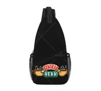 Central Perk Friends - Bolsa cruzada con estampado de amigos, bolsa cruzada para viajes, senderismo, deportes, mochila casual ligera para hombres y mujeres