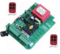 Central universal de control de automatización para puertas automáticas correderas de todas las marcas portón centralita tarjeta + 2 mandos a distancia
