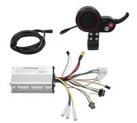 Centralita Patinete Electrico Controlador de motor sin escobillas inteligente for patinete eléctrico de 36 V y 48 V + pantalla de instrumentos de 5/6 pines for patinete Patinetes EléCtricos(36v A set)