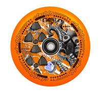 Centrano Rodillo para patinete, 110 mm, color naranja, 110 mm