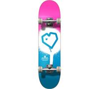 Centrano Unisex - Adultos Blueprint Spray Heart V2 Monopatín Completo, Azul/Blanco/Rosa, 7,75 Pulgadas