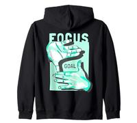 Centrarse en la Meta Streetwear Sudadera con Capucha