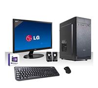 Centre PC Window Sous LICENCIE Sous Cellule Intel-Quad 10 Pro WiFi/HD 1To SATA III/RAM 8 Go DDR4 2400 MHz/HDMI ENTRÉES DVI-VGA/USB 2.0, Audio,VIDÉO/Moniteur LED 19"/Clavier Souris USB/PC FIXE