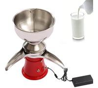 Centrífuga de leche eléctrica con recipiente de 5 litros de capacidad, acero inoxidable, producción por hora 50 litros, contenido de grasa ≤0,03%, for leche fresca de cabra y vaca