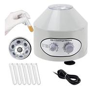 Centrífuga eléctrica de 4000 rpm, mini máquina centrífuga, práctica médica de laboratorio de escritorio con temporizador y control de velocidad, tubo de centrífuga de 6x20 ml, centrífugas eléctricas d
