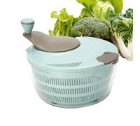 Centrífuga para ensaladas,Secadora de ensalada y bandeja de drenaje,Cesta de tamiz de verduras - Adecuado para el hogar, comedor, picnic, apartamento, habitación de estudiantes y restaurante